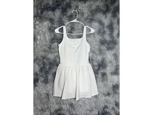 XS JOYLAB White Moisture Wicking Dress with Skirt Overlay